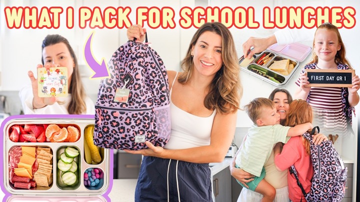 What I Pack for School Lunch All Week | Healthy Bento Boxes for Kids