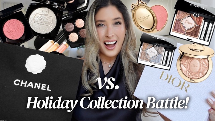 CHANEL vs DIOR: WHO HAS THE BEST HOLIDAY COLLECTION? | Details & Prices of the MOST LUXURIOUS MAKEUP
