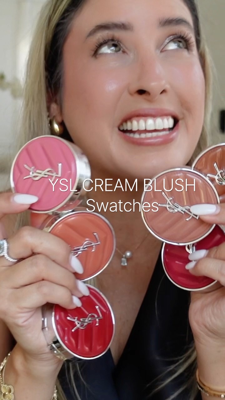 NEW YSL CREAM BLUSH Swatches 🎀 I BOUGHT ALL the SHADES so YOU Don’t Have To 🥰
