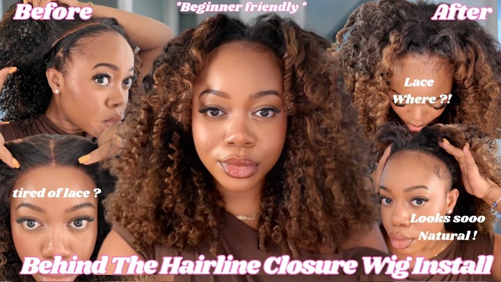This Hair Hack is SO UNREAL...Detailed Wig Install Behind Hairline Ft UNice Hair