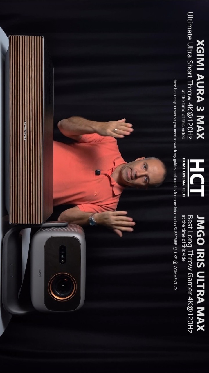 Xgimi Aura 3 Max vs Jmgo Iris Ultra Max #shorts #shortvideo #short #tutorial #guide #how#tv#gaming