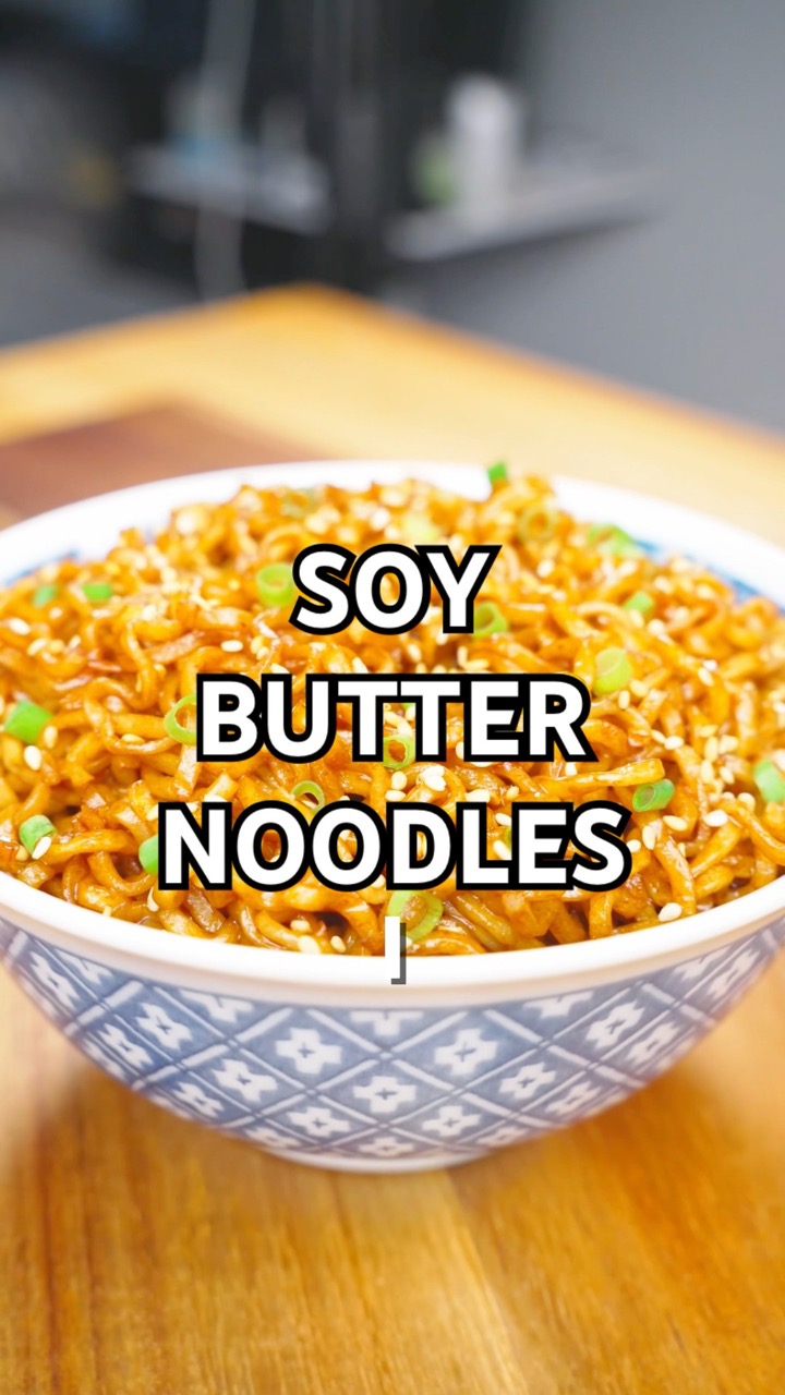 Soy Butter Noodles Recipe 🔥 #recipe #easyrecipe #noodles