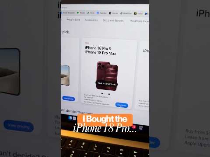 I Bought the iPhone 18 Pro...