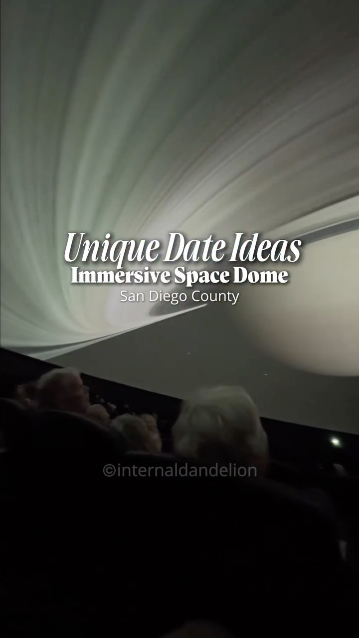 If you’re looking for unique date ideas in San Diego County, I’m your gal 🪐✨

Not only is this a unique and immersive experience, it’s also