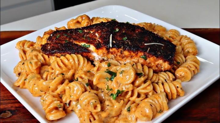 You’ve NEVER Made Creamy Salmon Pasta Like This! TOO GOOD 🤤🔥