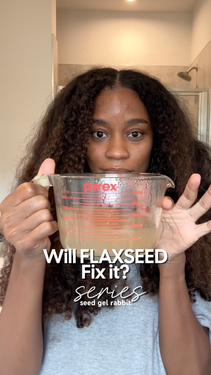 Repairing My Hair with Flaxseed Gel #haircare #hairproducts #naturalhair #curlyhair