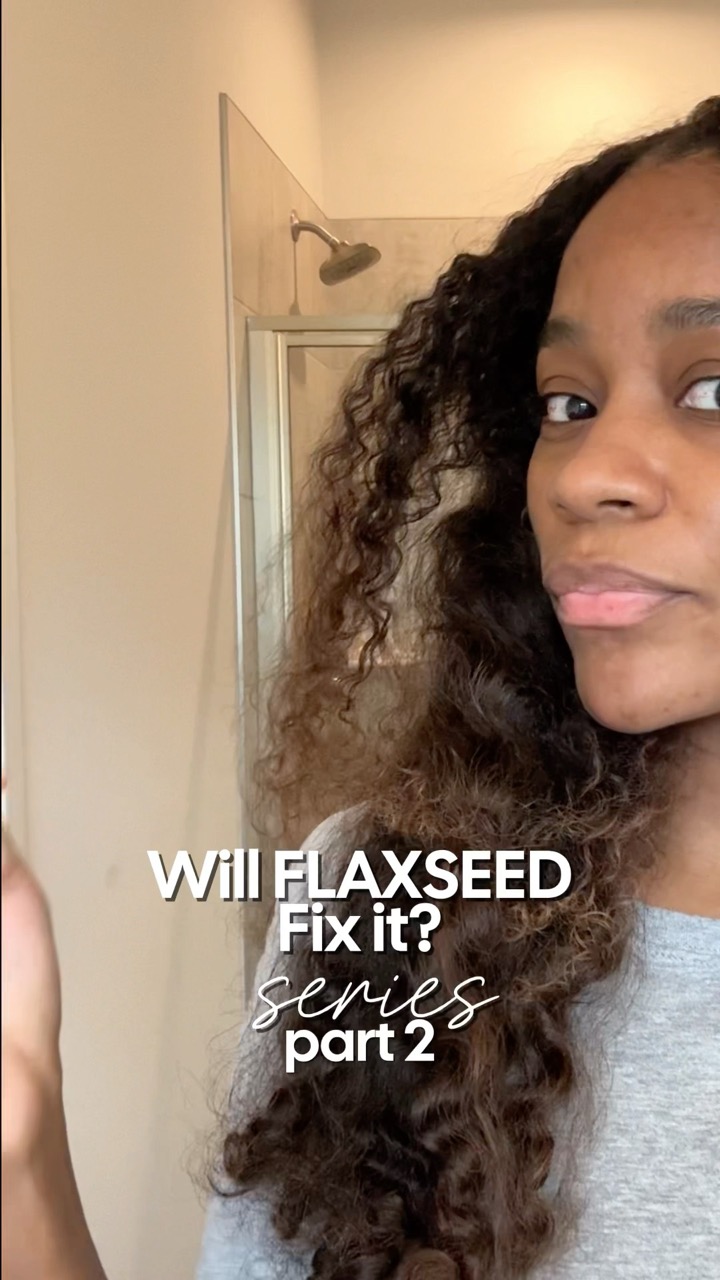 Will Flaxseed Fix It Series Pt. 2 #haircare #naturalhair #hair #flaxseedbenefits #flaxseedgel