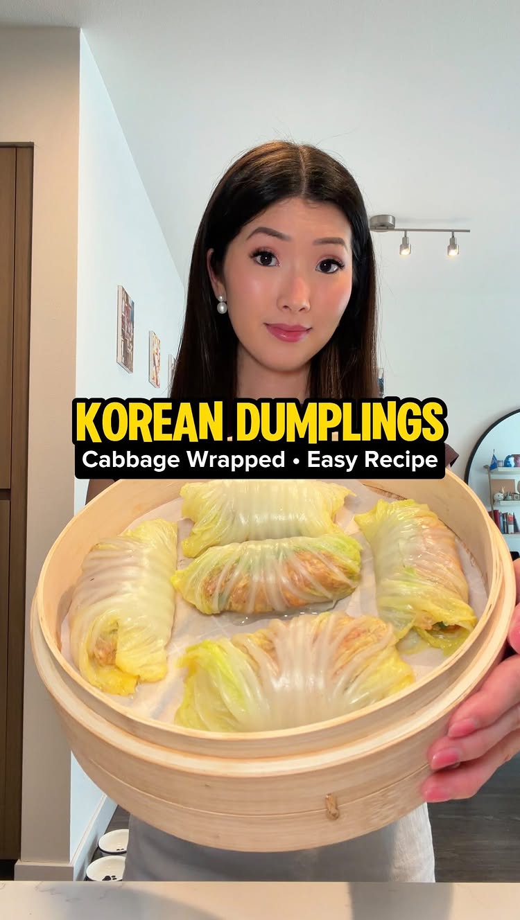 Cabbage wrapped dumplings are ELITE 😍 

This is my homemade Korean dumpling recipe made faster, easier, and beginner friendly! It’s a low c