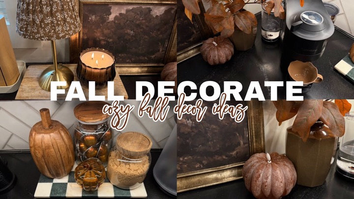 🍂 NEW 2026 FALL DECORATE WITH ME / FALL COFFEE BAR / DECORATING FOR FALL 