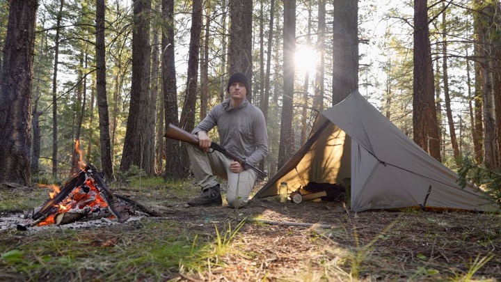 Solo Tarp Camping and Rabbit Hunting