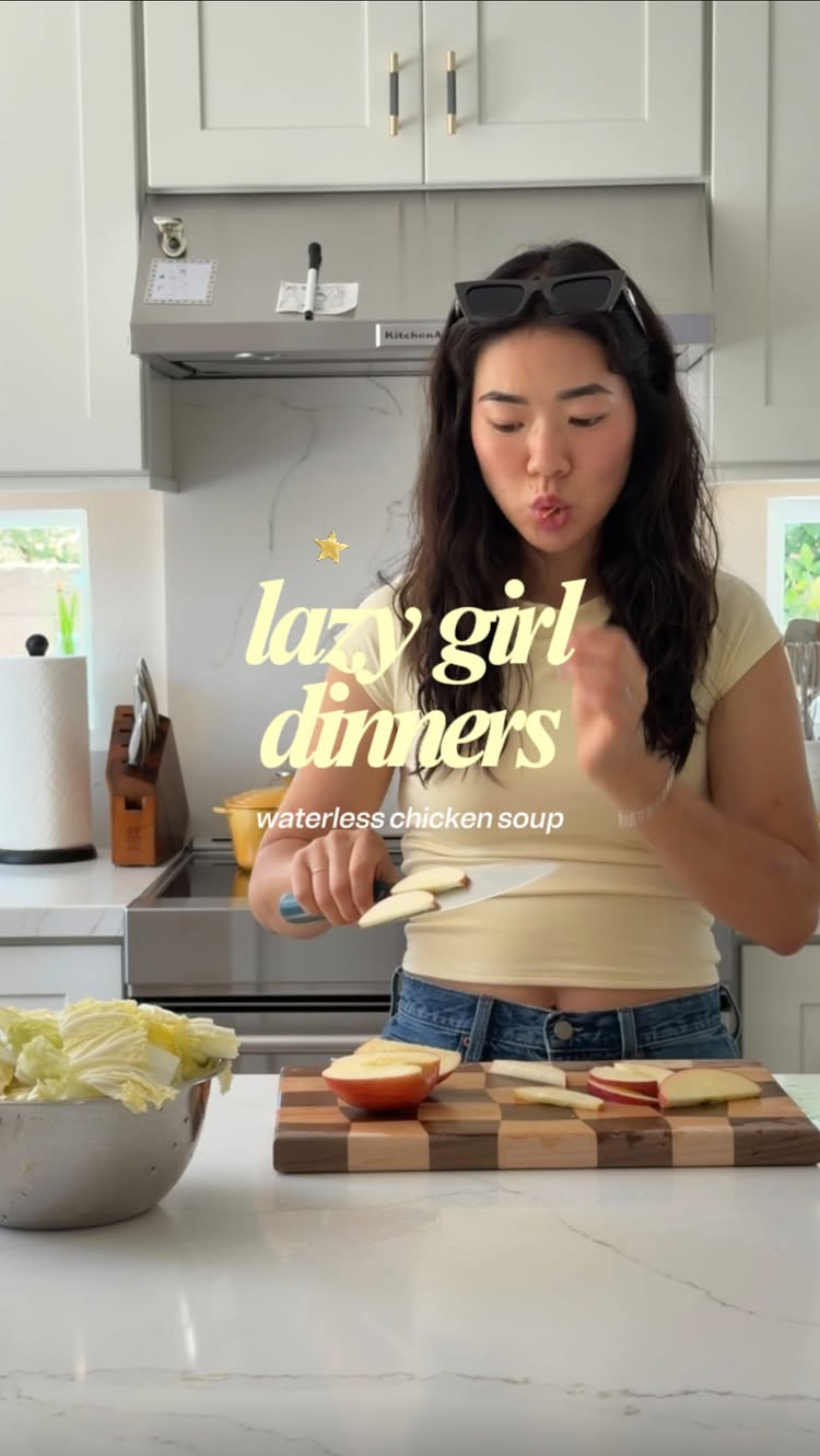4 ingredients, 1 pot, 0 liquid!! no liquid goes in but liquid gold comes out!!

welcome back to lazy girl dinners where i make easy asian-in