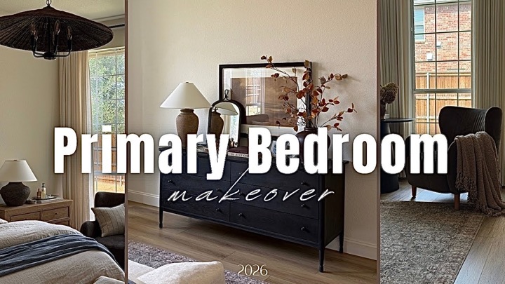 Primary Bedroom Makeover | Fall Decorate With Me | Styling My New Bedroom 