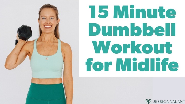 15 Minute DUMBBELL WORKOUT FOR MIDLIFE