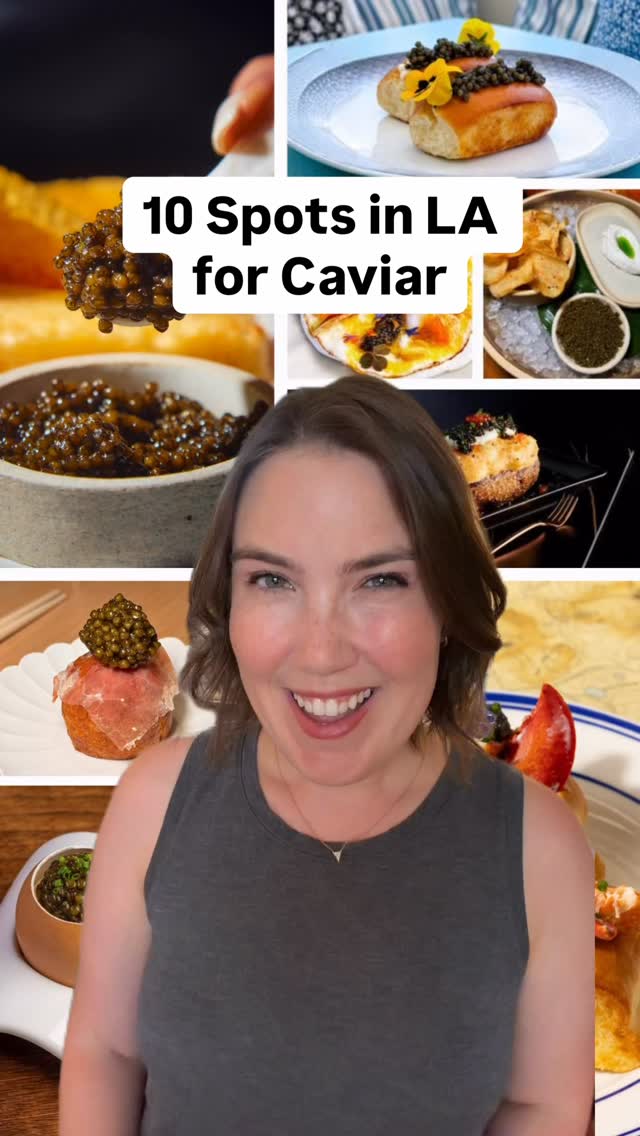 10 Spots in LA for Caviar 🖤

It’s Jessie Eats Caviar Week, because why celebrate one day when you can celebrate 7? Counting down to Nationa