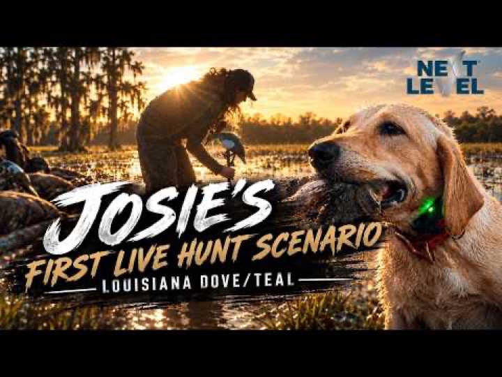 Building The Ultimate Duck Dog // Josie's First Live Hunt Scenario // Dove/Teal Season