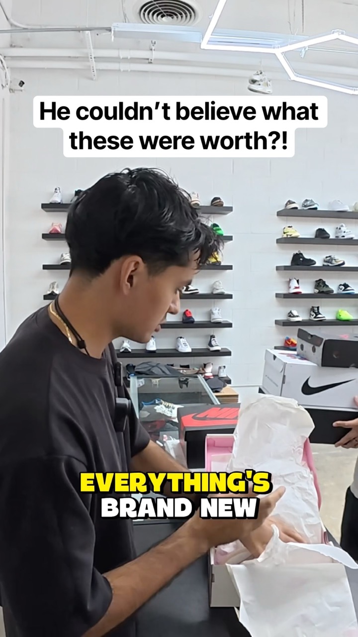 He couldn’t believe what these were worth!