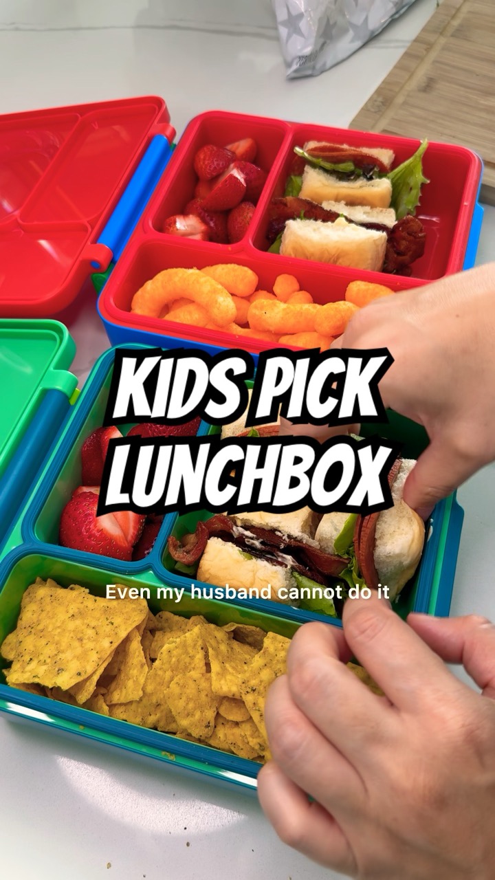 I know it makes no sense my kids can eat my food but my husband can’t… #kidslunchbox