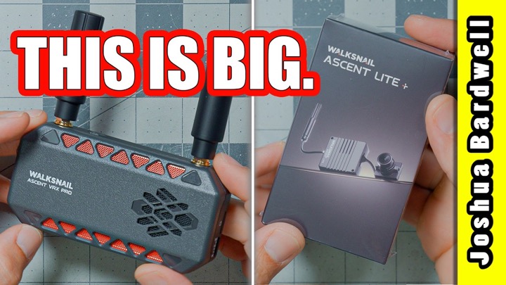 Digital HD image. Analog FPV prices. // ASCENT VTX LITE+ & VRX PRO