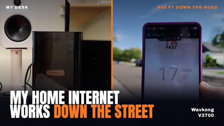 One Router, Whole Home: I Tested the WavKong V2700 From 100 Meters Away