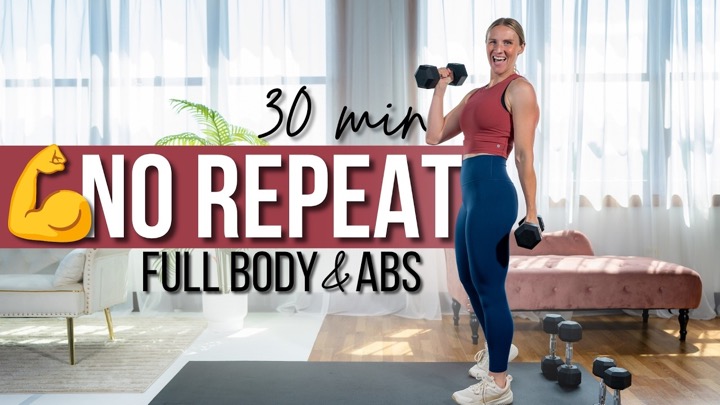 30 min. NO REPEAT Full Body and Abs PAP Strength Training