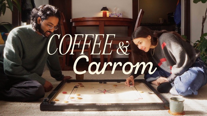 how not to turn your apartment into a cafe | a morning of coffee, carrom and friends