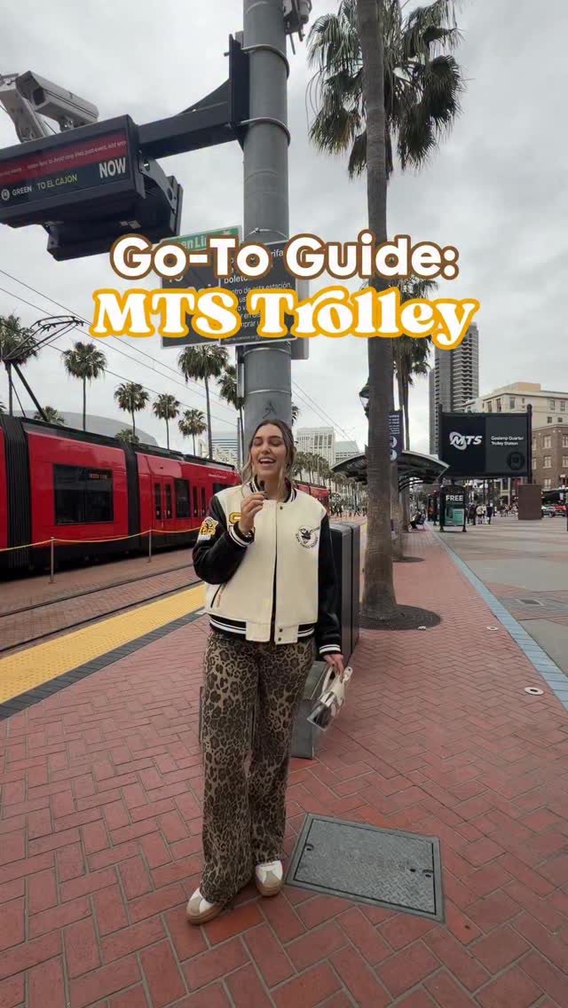 I love taking the @sdmts Trolley to Petco Park ⚾️🙌

I just hop on the Green Line from Old Town ➡️ Gaslamp Quarter and it drops me off right