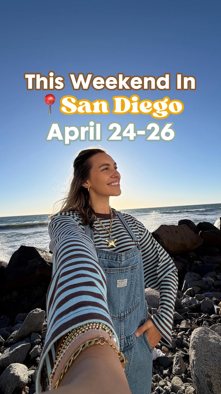 This weekend in San Diego: April 24-26⬇️✨

🚗 @lajollaconcours 
4/24-4/26
📍 Ellen Browning Scripps Park

🌺 Art Alive Floral Exhibition: 4/