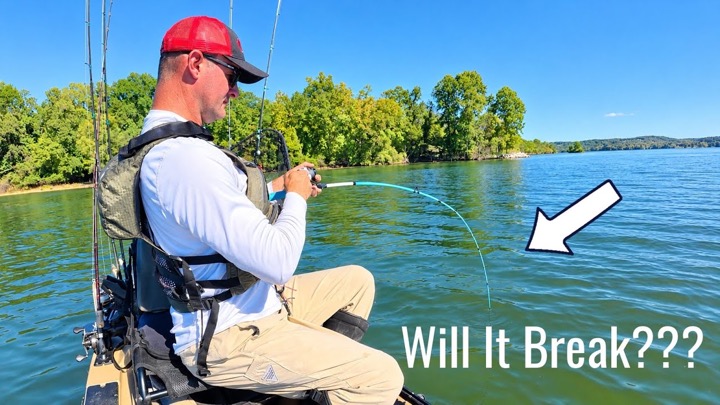 I Put This Zebco Rod/Reel Combo to the ULTIMATE Catfish Test | Kayak Catfishing the Tennessee River