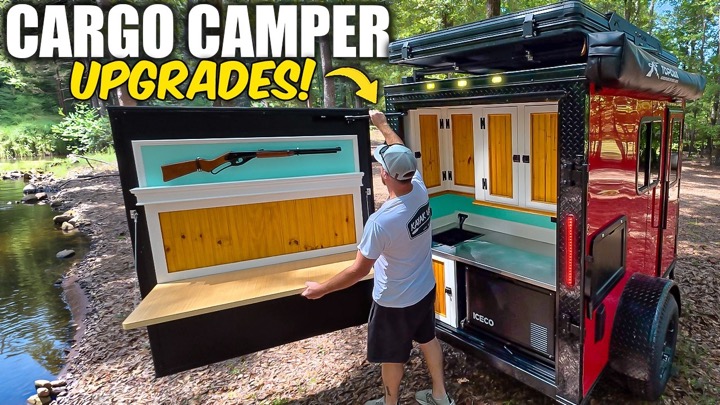 DIY Tiny Camper & Truck Camper UPGRADES! (Starlink & MORE)