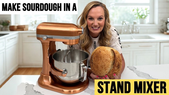How to Make Sourdough Bread With a KitchenAid Stand Mixer