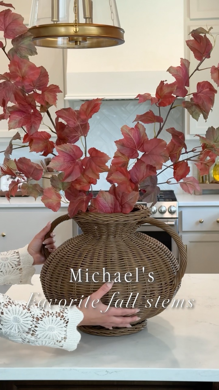 Michael's fall stems quick picks and little styling🍁🍂🤎 #homedecor #earlyfalldecor @michaels