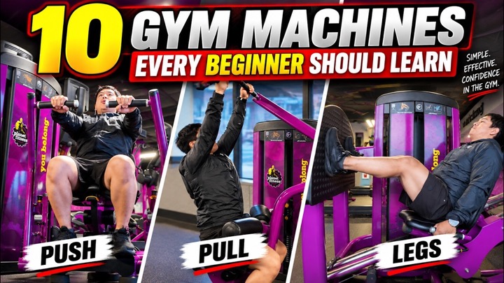 10 Gym Machines Every Beginner Should Learn (FULL TUTORIALS!)