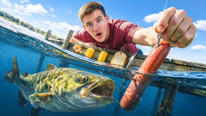 I Tested if Food Really Catches MONSTER Fish!