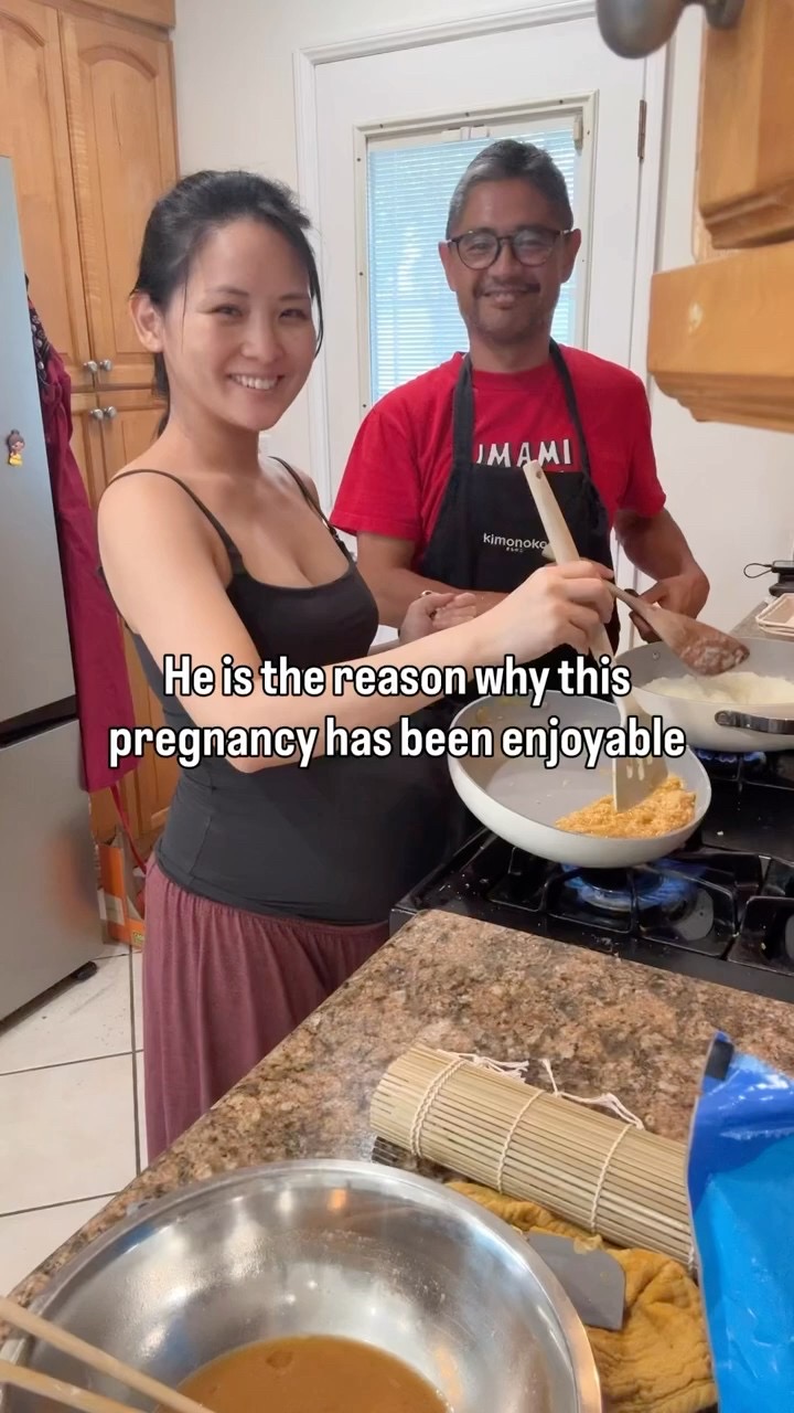 He’s the reason why i enjoy this pregnancy
