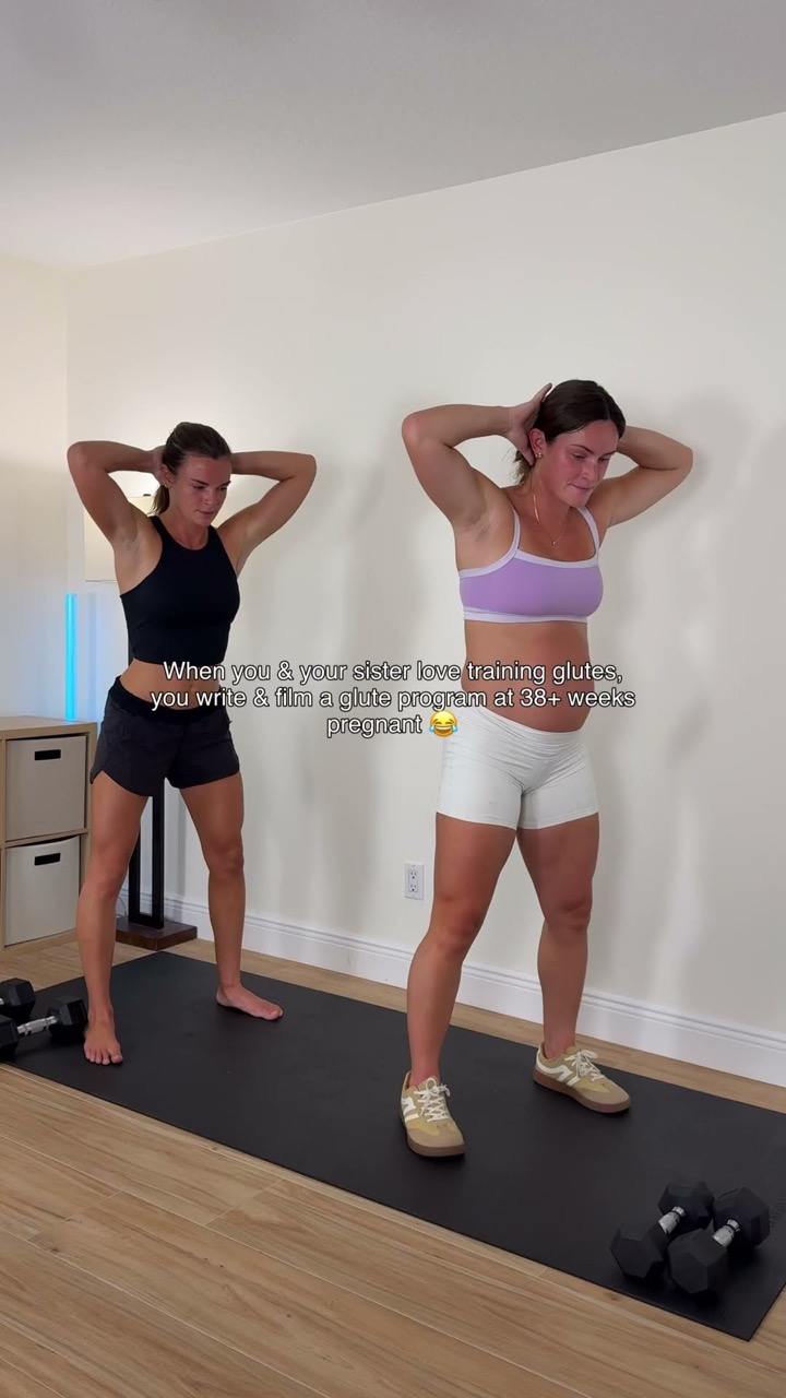 naturally at 38+ weeks pregnant we are growing our glutes hahah