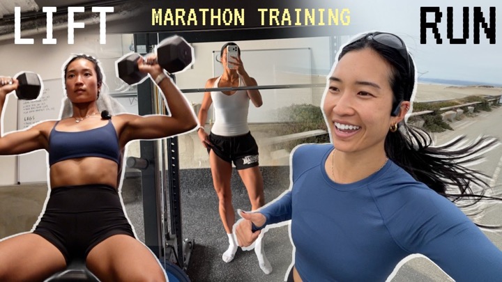 HOW I BALANCE RUNNING + LIFTING | My Workouts for Marathon Training!