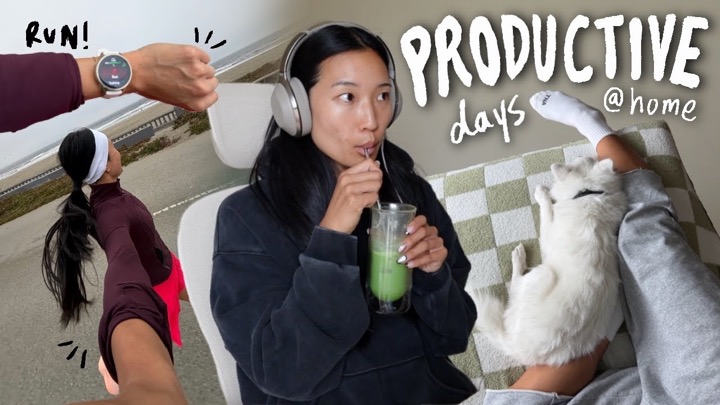 PRODUCTIVE HOME VLOG | morning routine, beach run, and date night in SF!
