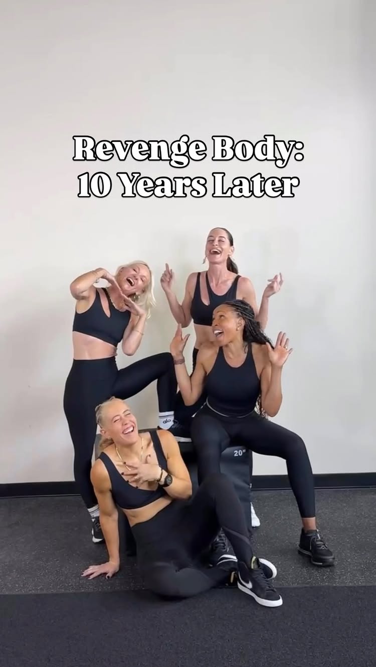 Nearly 10 years ago, I filmed @revengebody with these incredible women… and bringing us back together again after all this time felt really special.

Since then we’ve all lived a l