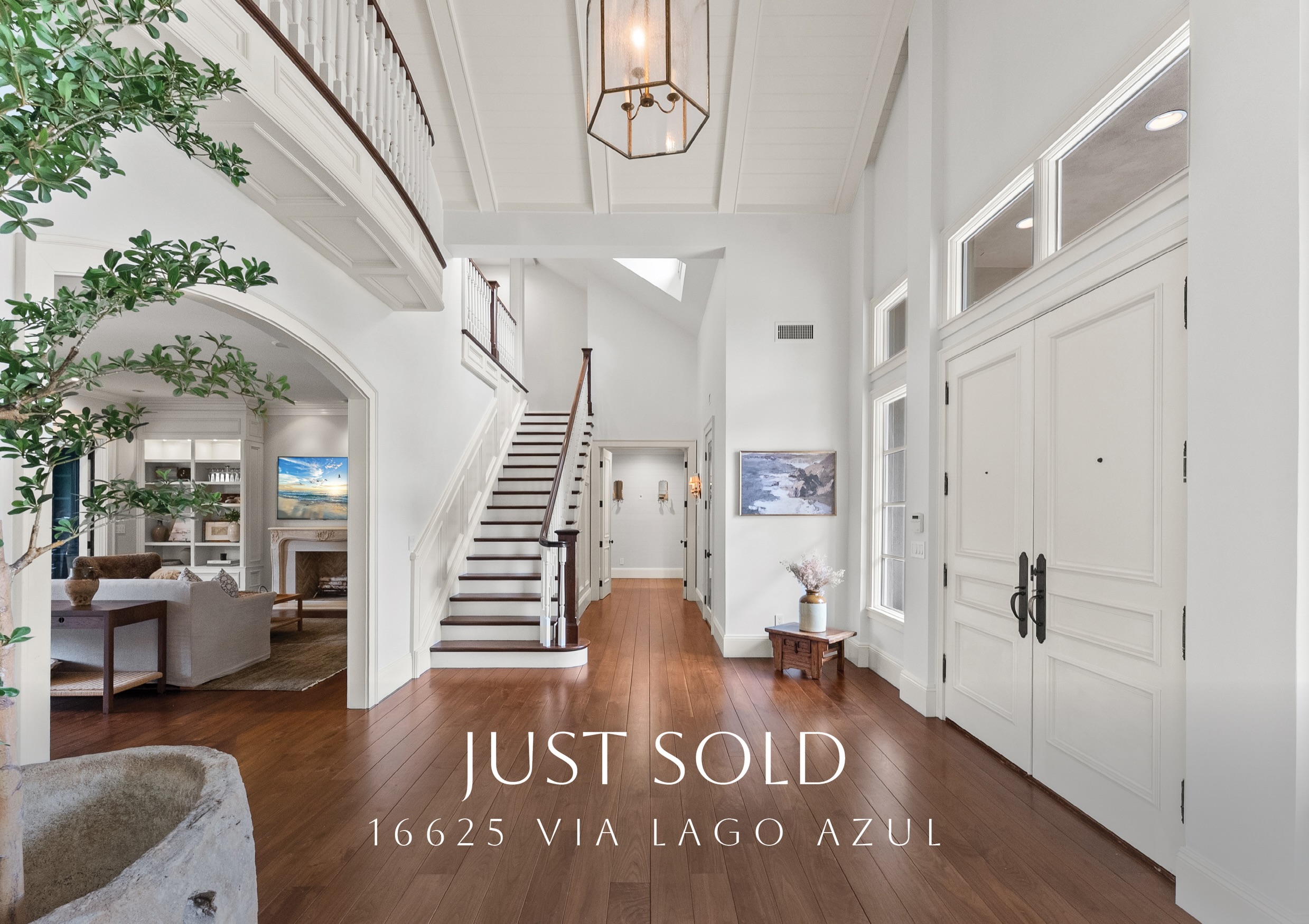 🎯Just SOLD‼️

16625 Via Lago Azul, Fairbanks Ranch / $6,450,000.

~ This was such a FUN sale! The Sellers lived in the home while they were
