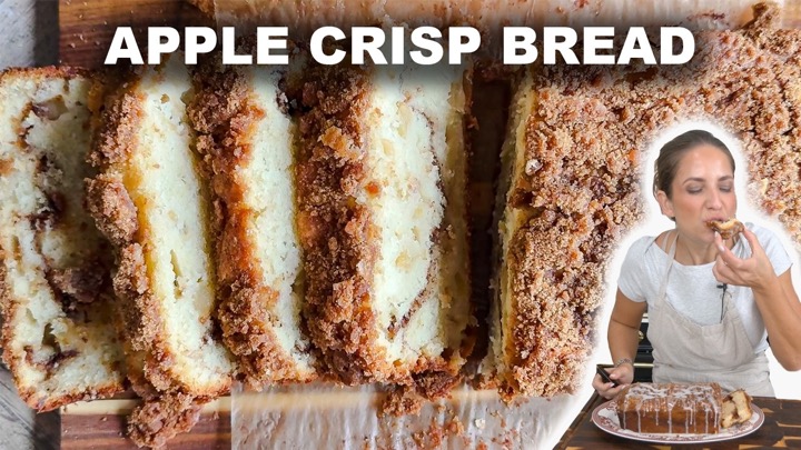 Easy Apple Crisp Bread - So Delicious!
