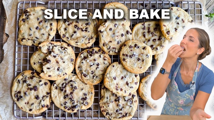 Slice & Bake Chocolate Chip Cookies - Fresh Cookies Anytime!