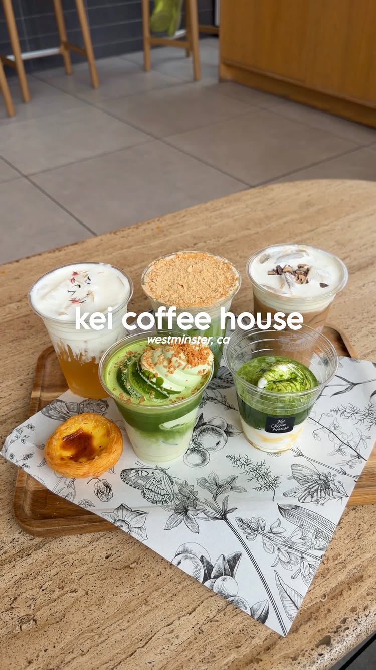 📍kei coffee house | westminster, ca
+ follow @leansfoodies for more cafes!

🎀 @keicoffeehouse just released a new menu and it’s the perfec