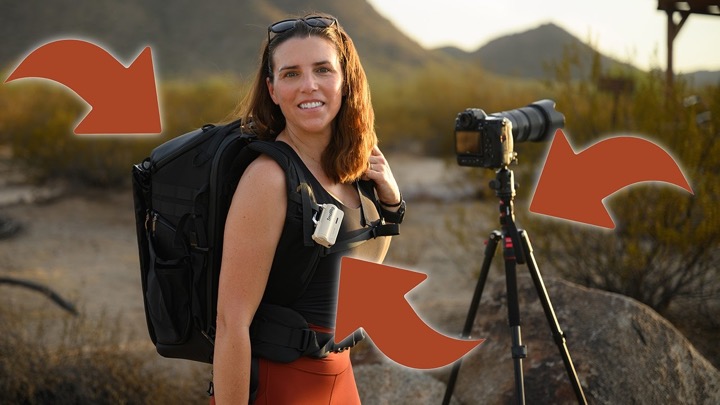 What's in My Bag for a Desert Sunset Photo Outing