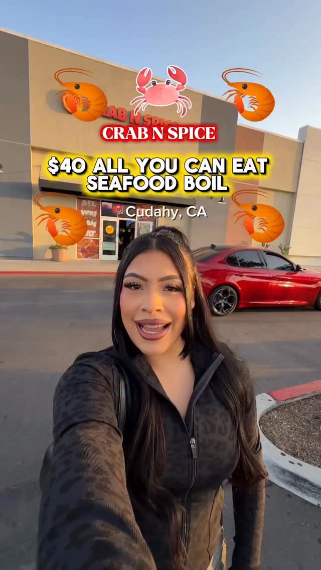 $40 AYCE seafood boils?! 🦀🔥 Available all day everyday this is there New location @crabnspicecudahy having their grand opening May 30th an