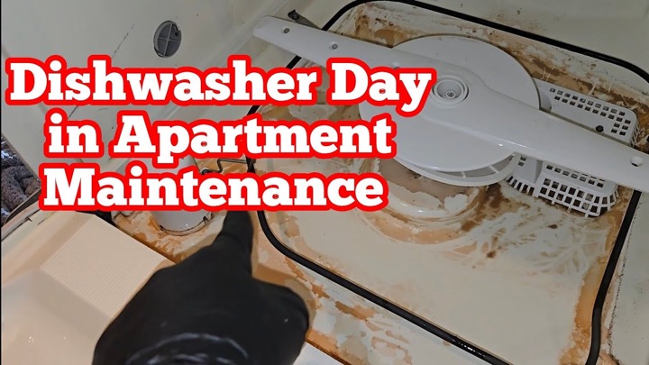 Dishwasher Repair Day in Apartment Maintenance