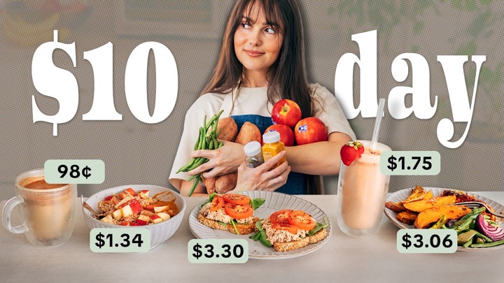 I ate healthy anti-inflammatory whole foods for $10 a day