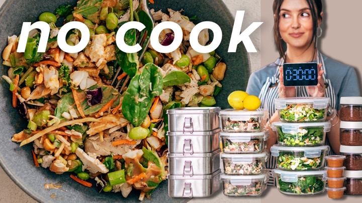 I prepped high-protein for the week in 34 minutes