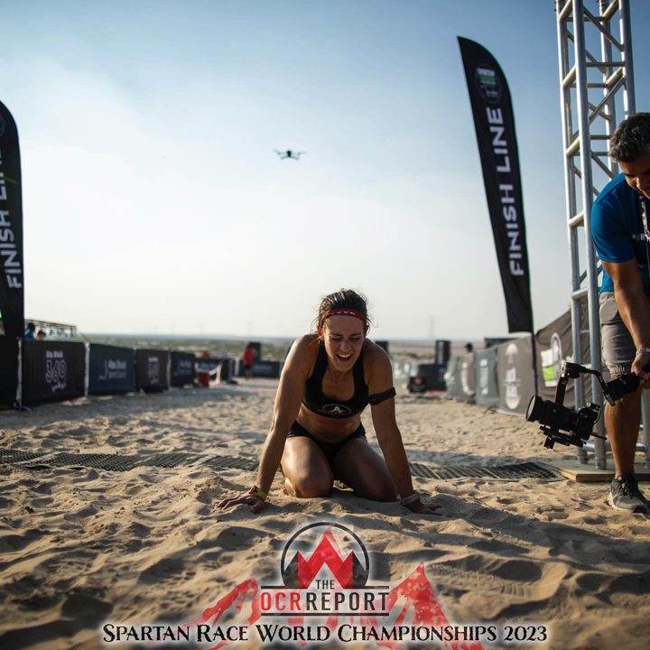 1/3 smile, 1/3 happy cry, 1/3 gasp for breath and grimace about how hard that was 😂 It took every ounce of what I had to