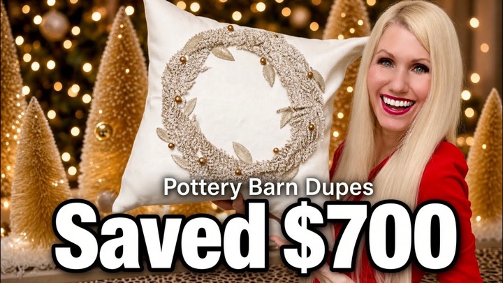 POTTERY BARN CHRISTMAS DUPES I MADE and SAVED $700!