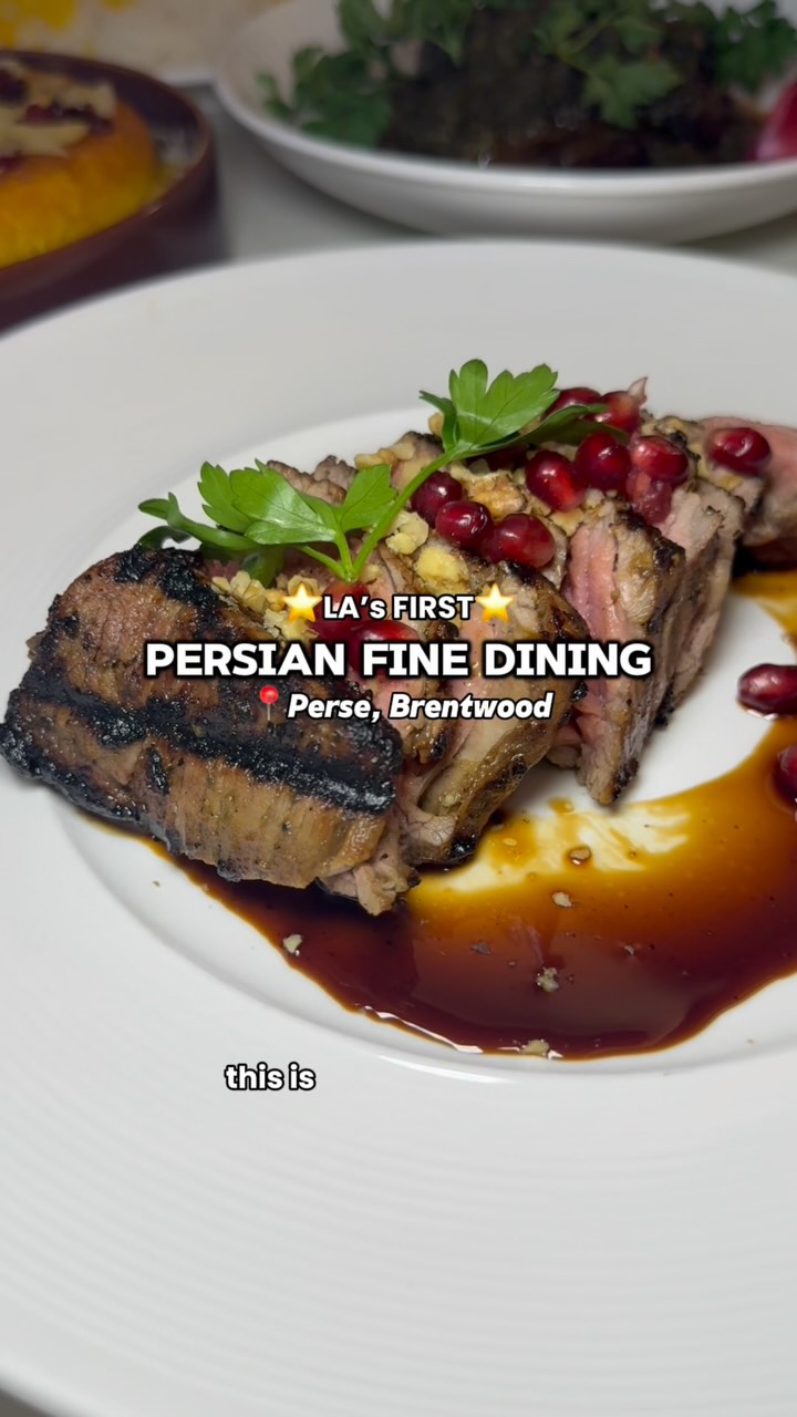 This is Persian food unlike anything I’ve had in LA. @perse.losangeles opened earlier this year and is from the same family behind one of my